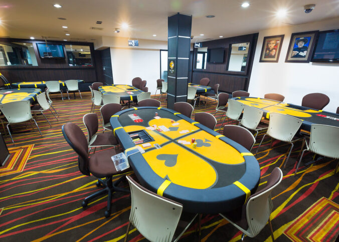 salle de poker moderne