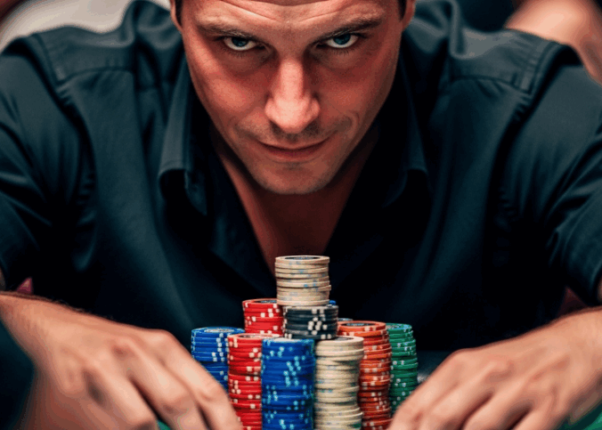 Chip leader au poker