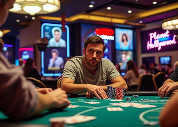 découvrez la salle de poker planet hollywood aux usa, un lieu où le luxe rencontre l'adrénaline pour offrir une expérience de jeu inoubliable.