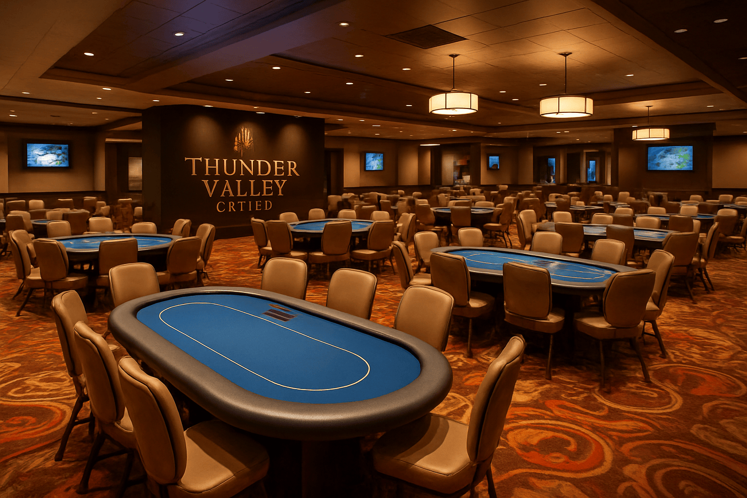 salle de poker Thunder Valley Casino