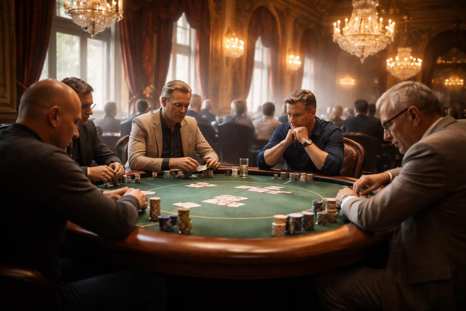 découvrez l'ambiance unique et captivante de la salle de poker du casino baden à baden en allemagne, où le jeu, le luxe et l'excitation se rencontrent.
