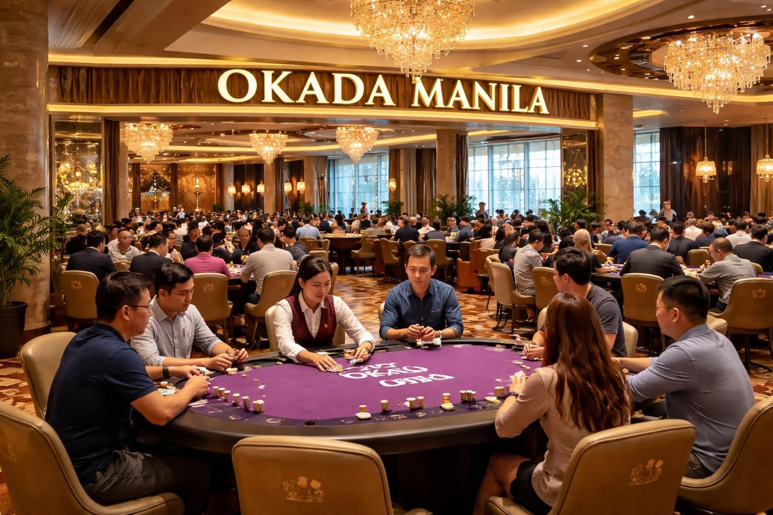 découvrez l'ambiance unique de la salle de poker okada manila aux philippines, une destination incontournable pour les passionnés de poker à manille.