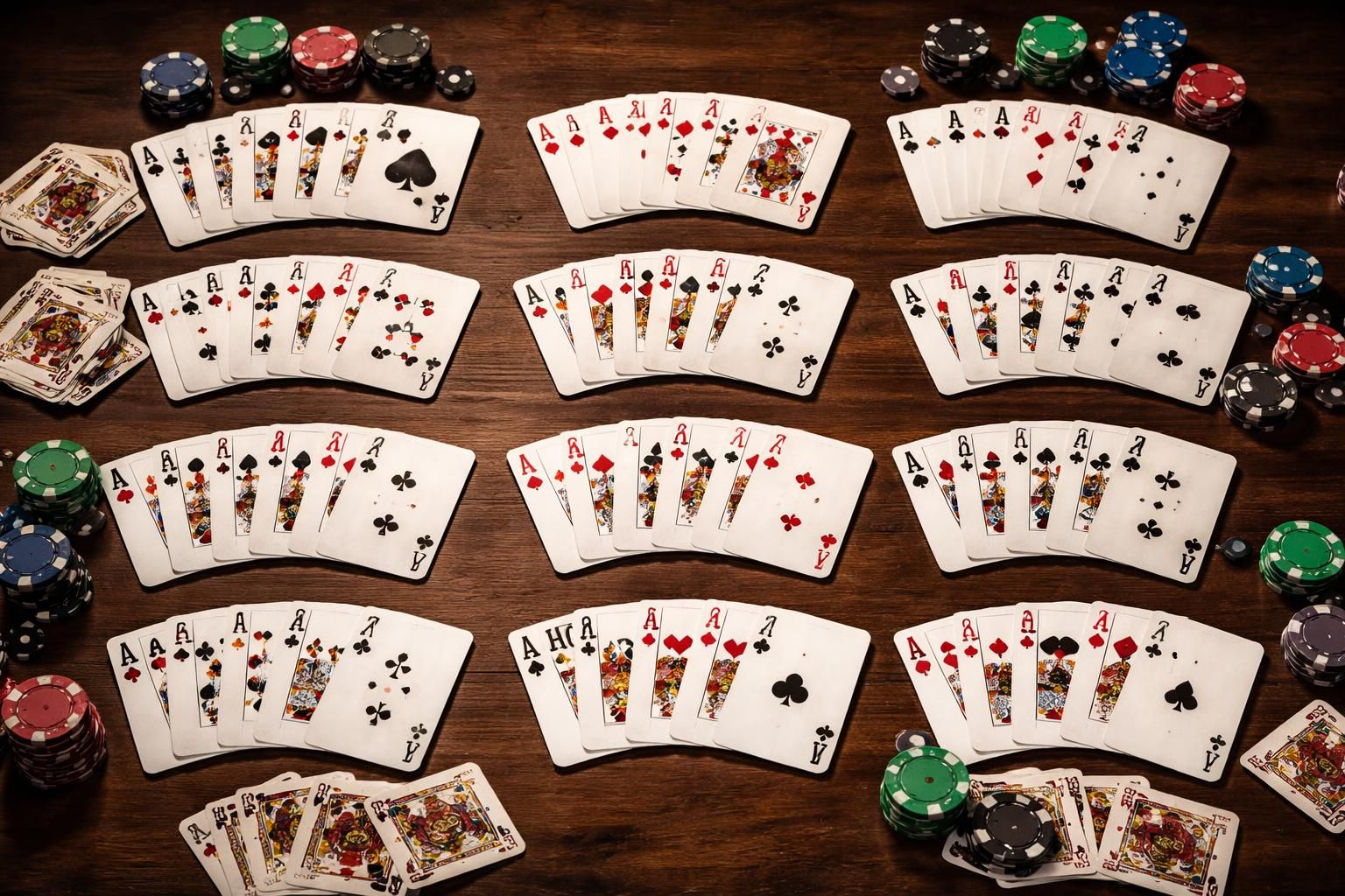 apprenez à mémoriser facilement les mains au poker avec l'ordre des combinaisons de la plus forte à la plus faible pour améliorer votre stratégie et gagner plus souvent.